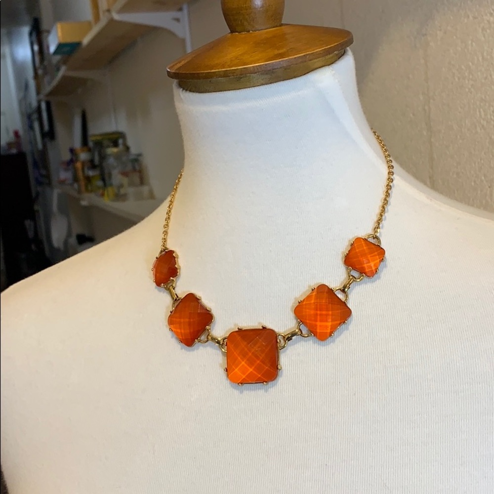 Orange! Unbranded costume necklace - Picture 2 of 7
